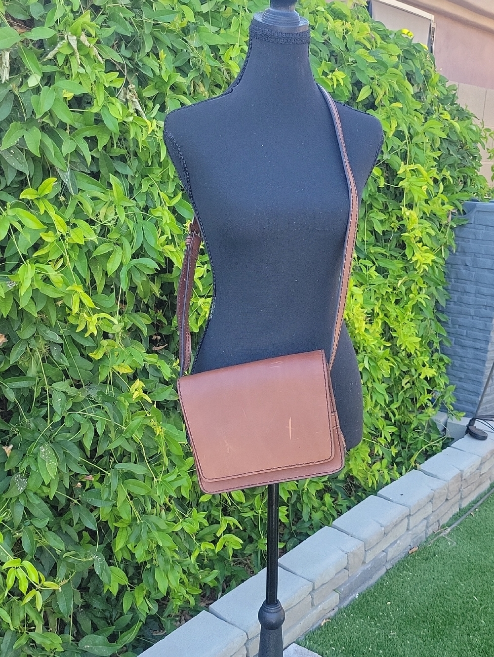 Madewell Albury Brown Leather Crossbody Bag